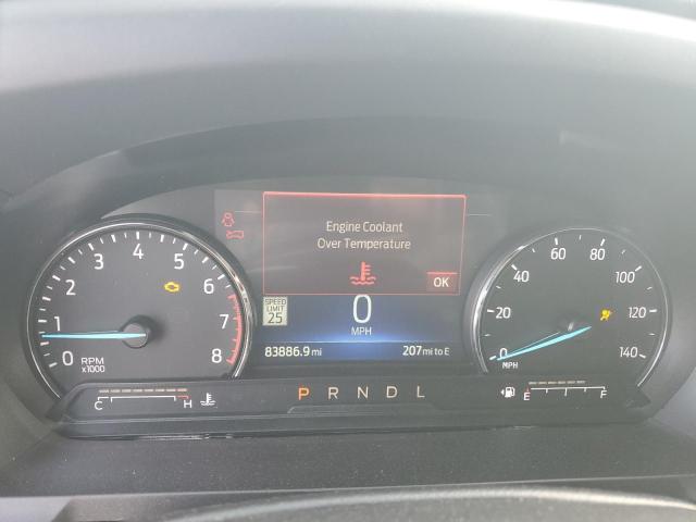 1FMSK7DH0MGA67315 - 2021 FORD EXPLORER XLT Սև լուսանկար 9