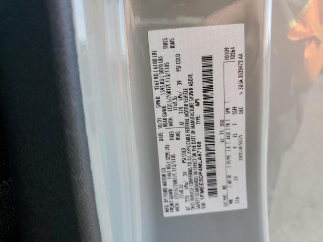 1FMEE5DP4MLA87168 - 2021 FORD BRONCO BASE ნაცრისფერი ფოტო 14