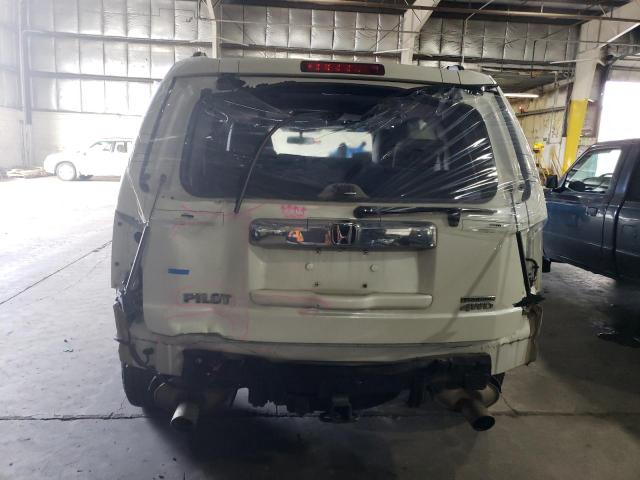 5FNYF4H93FB017462 - 2015 HONDA PILOT TOURING WHITE photo 6