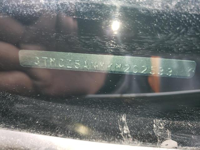 3TMCZ5ANXKM202533 - 2019 TOYOTA TACOMA DOUBLE CAB 白色 照片 12