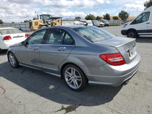 WDDGF8AB8DR251254 - 2013 MERCEDES-BENZ C 300 4MATIC SILVER photo 2