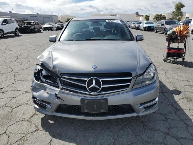 WDDGF8AB8DR251254 - 2013 MERCEDES-BENZ C 300 4MATIC SILVER photo 5