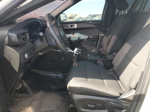 1FM5K8AB0LGD00837 - 2020 FORD EXPLORER POLICE INTERCEPTOR Blanc photo 7