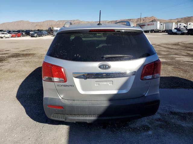 5XYKU3A66CG276845 - 2012 KIA SORENTO EX SILVER photo 6