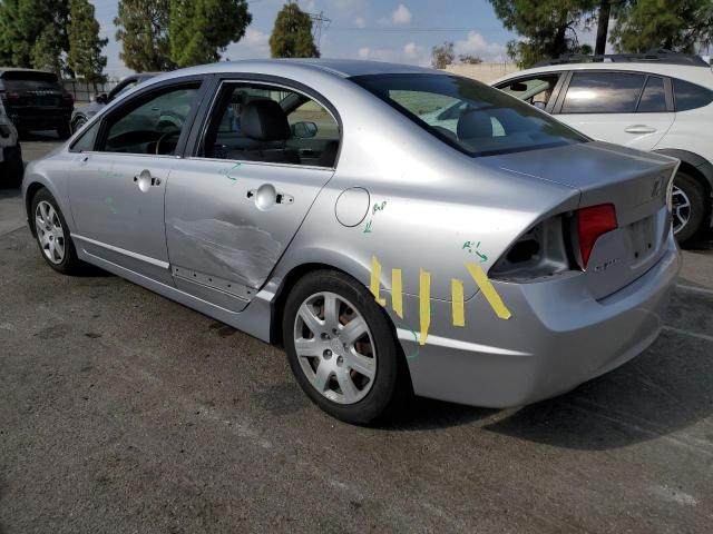 JHMFA16547S008938 - 2007 HONDA CIVIC LX Արծաթագույն լուսանկար 2