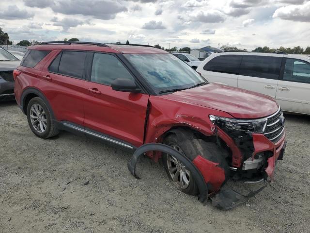 1FMSK8DH6MGA72394 - 2021 FORD EXPLORER XLT Qırmızı foto 4