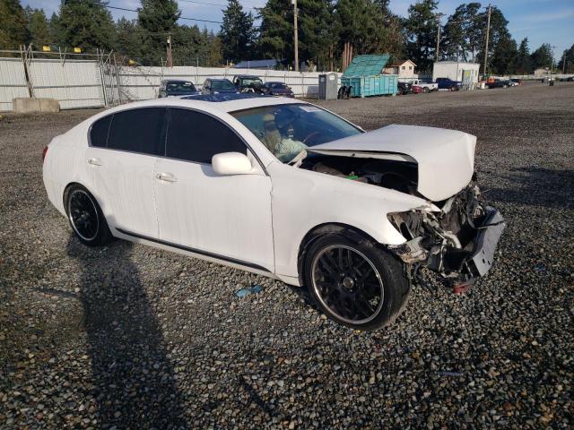 JTHBH96S465043376 - 2006 LEXUS GS 300 WHITE photo 4