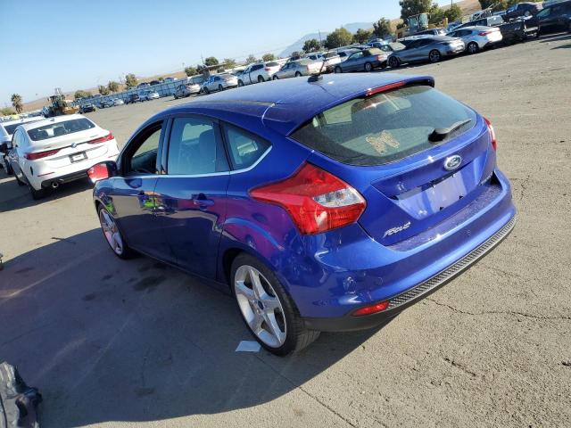 1FADP3N25DL277598 - 2013 FORD FOCUS TITANIUM BLUE photo 2