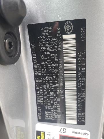 4T1G11BK4PU100861 - 2023 TOYOTA CAMRY SE NIGHT SHADE SILVER photo 12