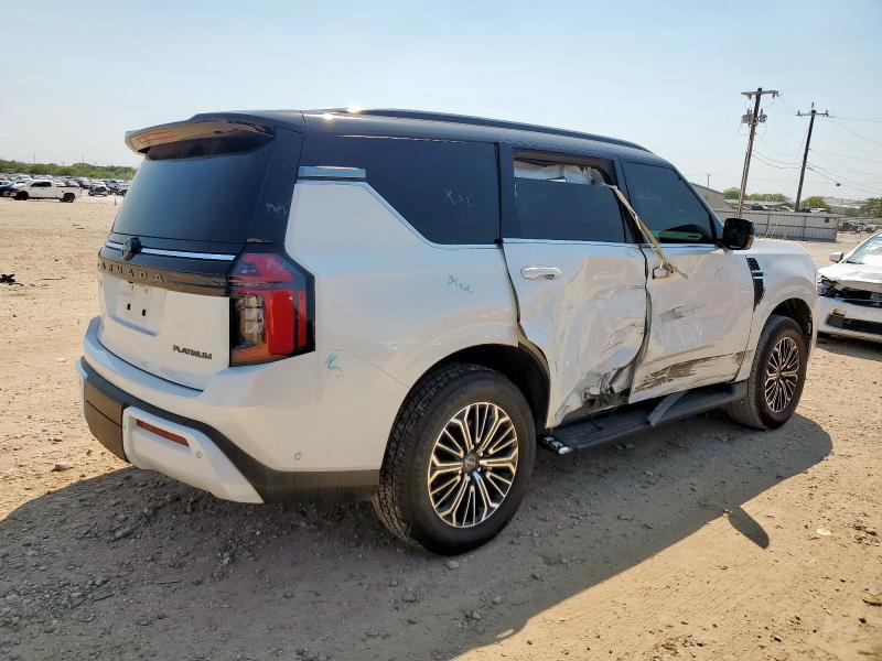 JN8AY3EA4S9001638 - 2025 NISSAN ARMADA PLATINUM 白色 照片 3
