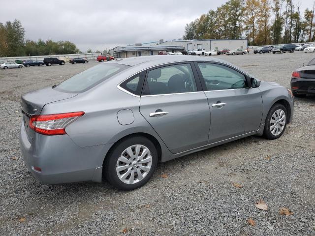 3N1AB7AP8DL680809 - 2013 NISSAN SENTRA S GRAY photo 3