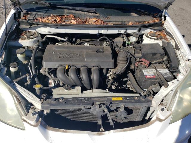 2T1KR32E54C186882 - 2004 TOYOTA COROLLA MA XR WHITE photo 11