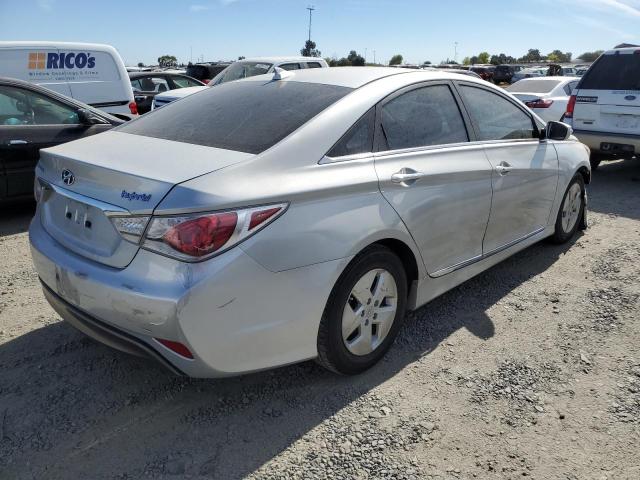 KMHEC4A40CA045374 - 2012 HYUNDAI SONATA HYBRID SILVER photo 3