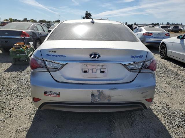 KMHEC4A40CA045374 - 2012 HYUNDAI SONATA HYBRID SILVER photo 6