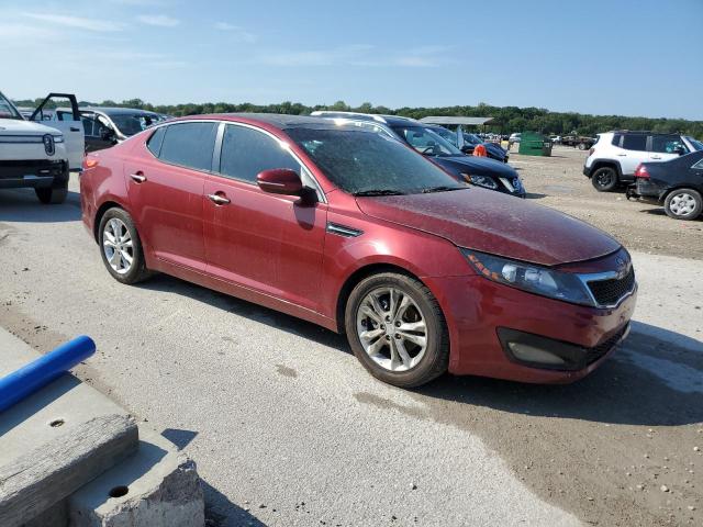 5XXGN4A75DG218488 - 2013 KIA OPTIMA EX წითელი ფოტო 4