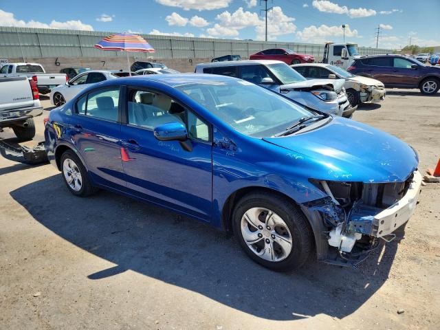 19XFB2F59EE078956 - 2014 HONDA CIVIC LX BLUE photo 4