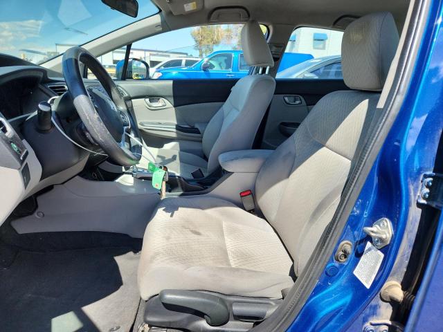 19XFB2F59EE078956 - 2014 HONDA CIVIC LX BLUE photo 7