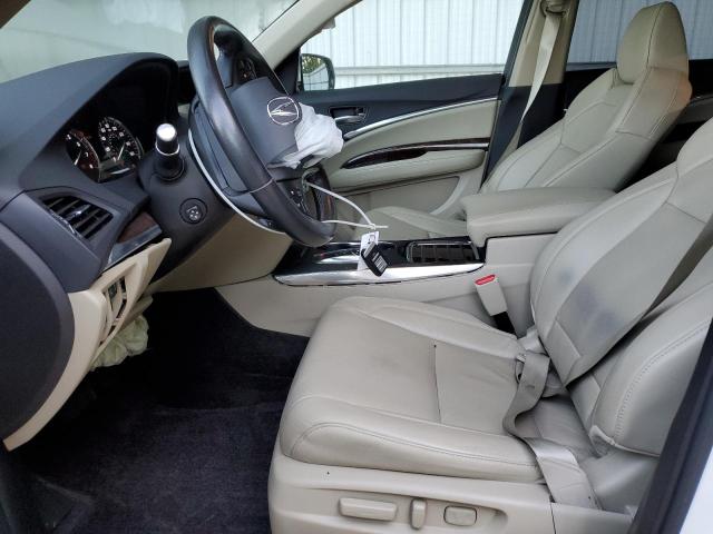 5J8YD4H35HL003985 - 2017 ACURA MDX WHITE photo 7