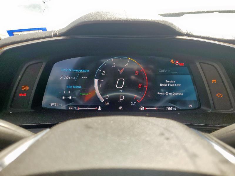 1G1YA3D40R5111879 - 2024 CHEVROLET CORVETTE STINGRAY 1LT SILVER photo 9