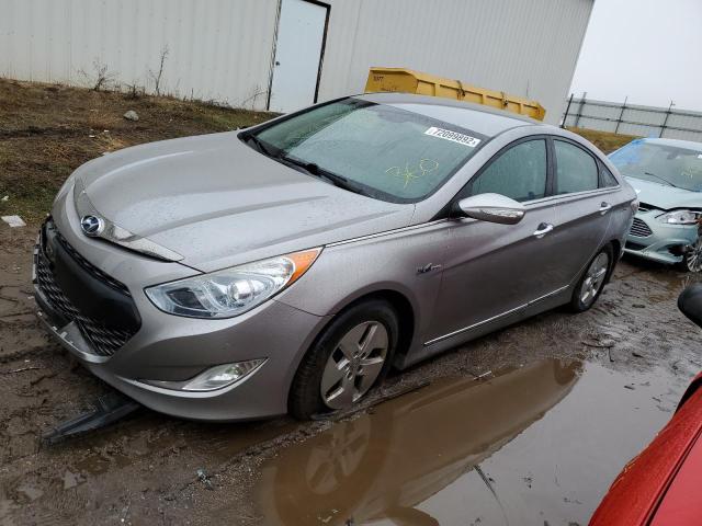 KMHEC4A44CA032725 - 2012 HYUNDAI SONATA HYBRID SILVER photo 1