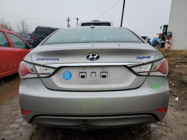 KMHEC4A44CA032725 - 2012 HYUNDAI SONATA HYBRID SILVER photo 6