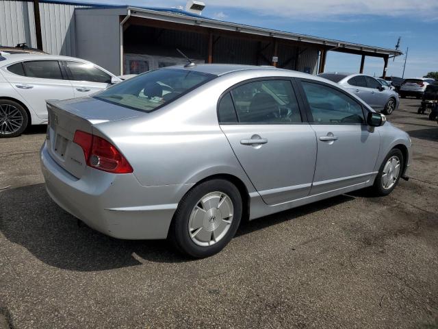 JHMFA36228S030522 - 2008 HONDA CIVIC HYBRID SILVER photo 3