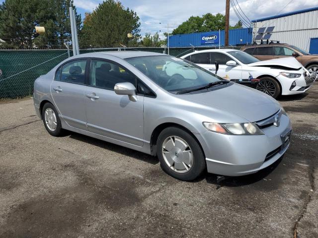 JHMFA36228S030522 - 2008 HONDA CIVIC HYBRID SILVER photo 4