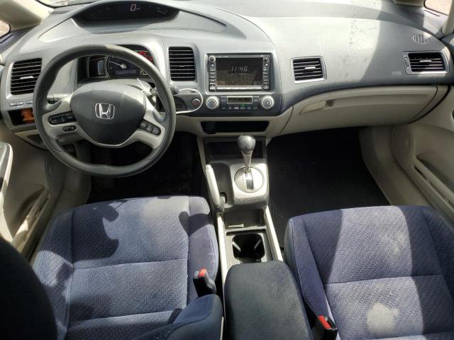 JHMFA36228S030522 - 2008 HONDA CIVIC HYBRID SILVER photo 8