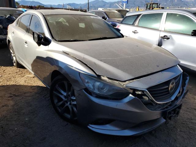 JM1GJ1W66E1125440 - 2014 MAZDA 6 GRAND TOURING SILVER photo 4