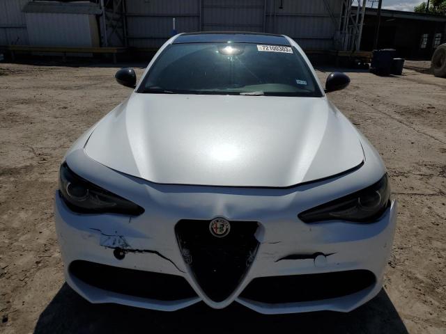 ZARFAMBN3K7606464 - 2019 ALFA ROMEO GIULIA TI WHITE photo 5