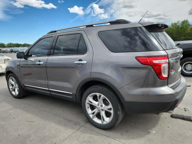1FM5K8F88DGC72655 - 2013 FORD EXPLORER LIMITED GRAY photo 2