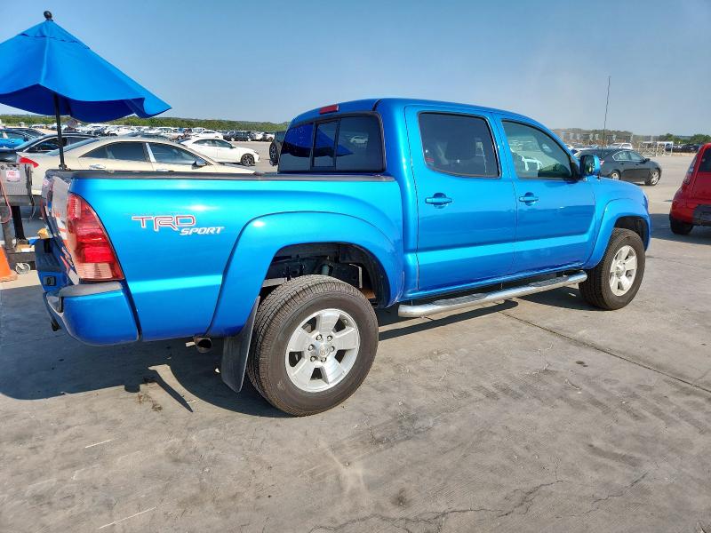 5TEJU62N37Z428708 - 2007 TOYOTA TACOMA DOUBLE CAB PRERUNNER BLUE photo 3