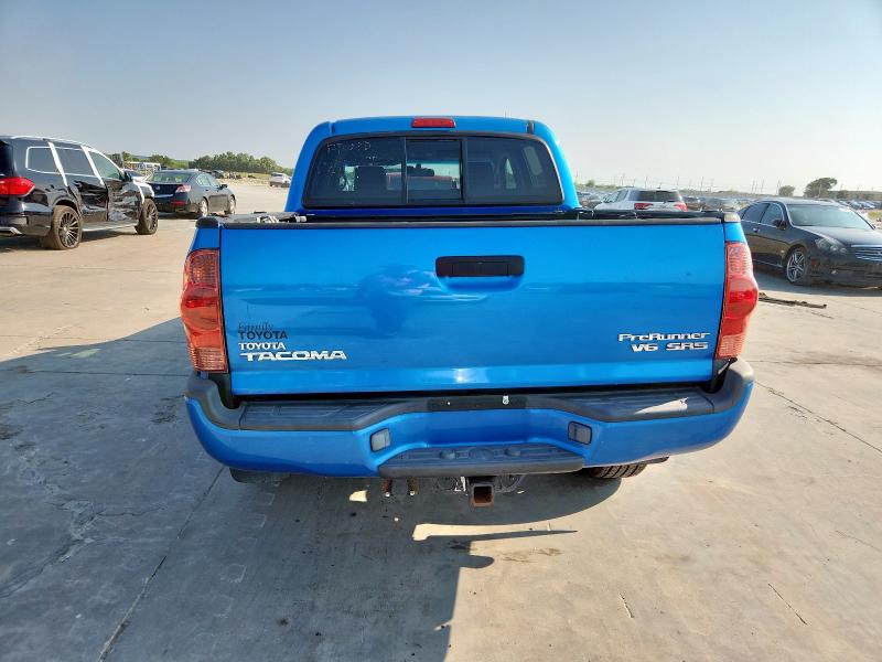 5TEJU62N37Z428708 - 2007 TOYOTA TACOMA DOUBLE CAB PRERUNNER BLUE photo 6