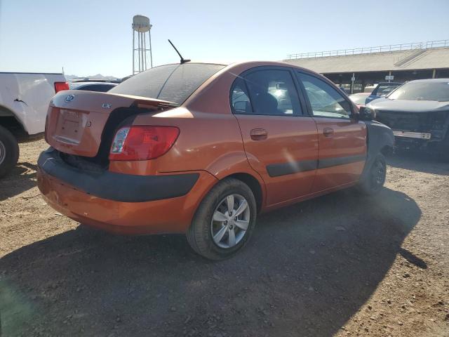 KNADE223896570244 - 2009 KIA RIO BASE ORANGE photo 3