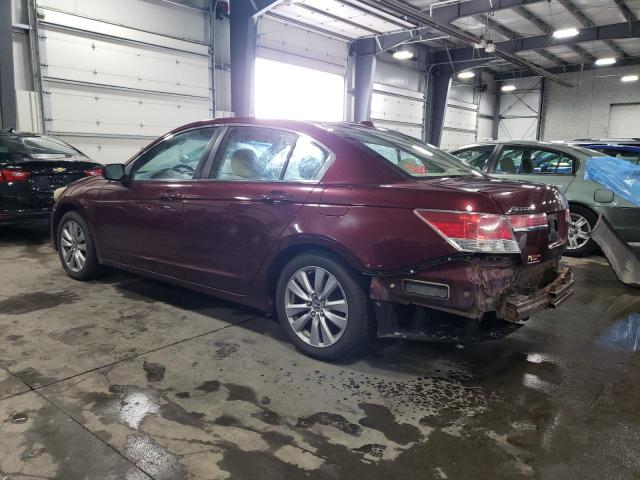 1HGCP2F80BA022824 - 2011 HONDA ACCORD EXL BURGUNDY photo 2