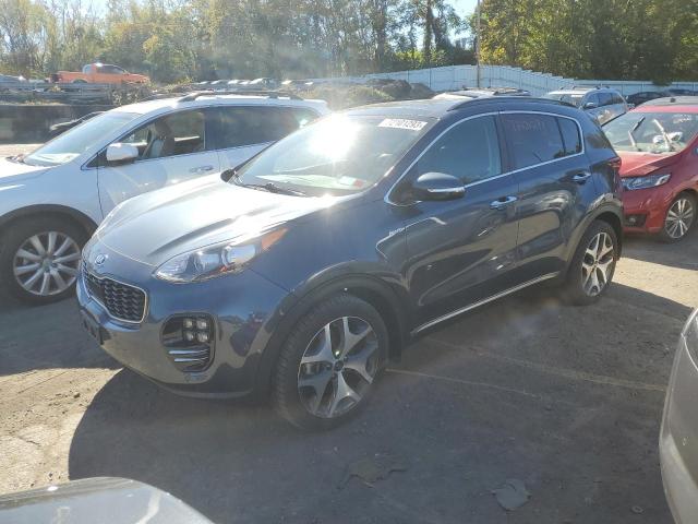 KNDPRCA60J7356742 - 2018 KIA SPORTAGE SX BLUE photo 1