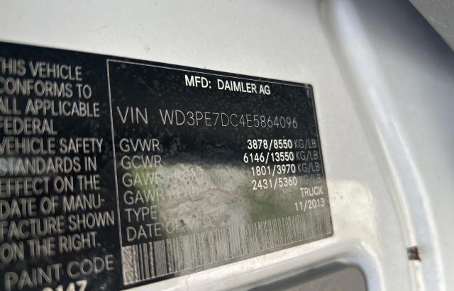 WD3PE7DC4E5864096 - 2014 MERCEDES-BENZ SPRINTER 2500 BLUE photo 10