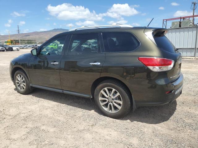 5N1AR2MM4FC643117 - 2015 NISSAN PATHFINDER S GREEN photo 2