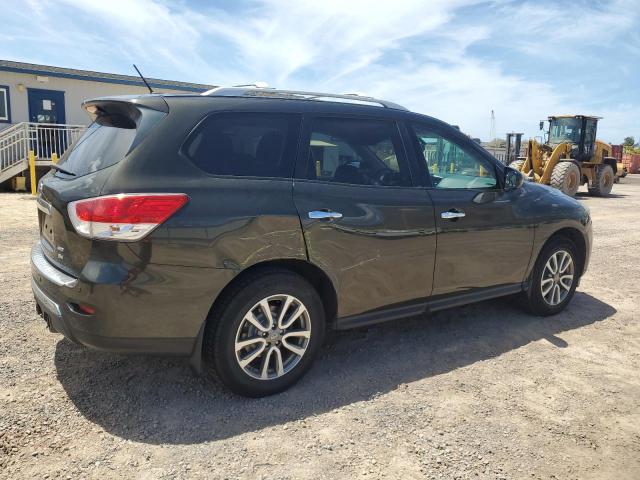 5N1AR2MM4FC643117 - 2015 NISSAN PATHFINDER S GREEN photo 3