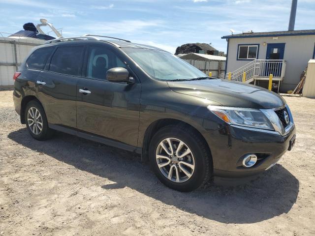 5N1AR2MM4FC643117 - 2015 NISSAN PATHFINDER S GREEN photo 4