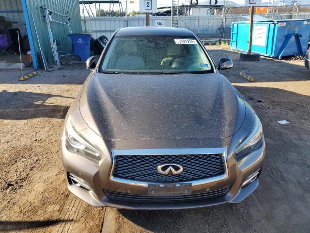 JN1BV7AP2FM354671 - 2015 INFINITI Q50 BASE Շագանակագույն լուսանկար 5