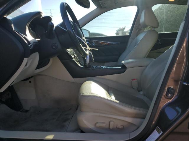 JN1BV7AP2FM354671 - 2015 INFINITI Q50 BASE Շագանակագույն լուսանկար 7