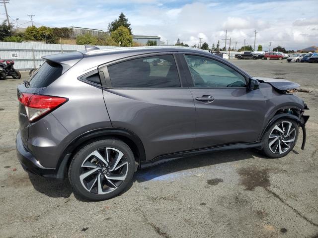 3CZRU5H10KG710708 - 2019 HONDA HR-V SPORT GRAY photo 3