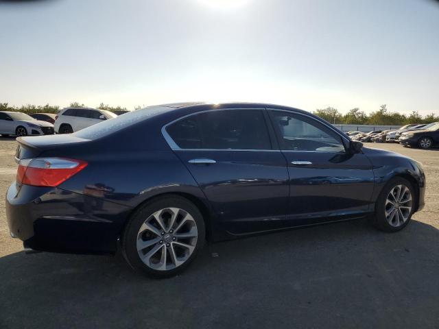 1HGCR2F55FA083821 - 2015 HONDA ACCORD SPORT BLUE photo 3
