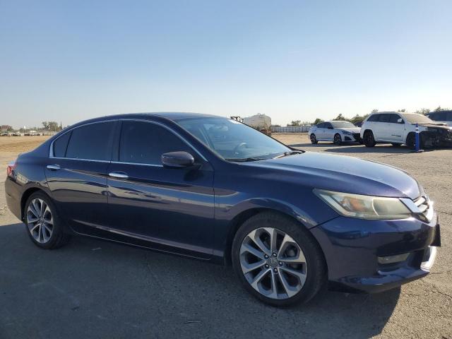 1HGCR2F55FA083821 - 2015 HONDA ACCORD SPORT BLUE photo 4