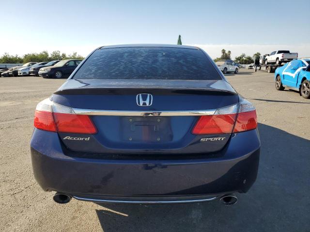 1HGCR2F55FA083821 - 2015 HONDA ACCORD SPORT BLUE photo 6