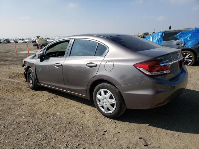 19XFB2F59EE061607 - 2014 HONDA CIVIC LX GRAY photo 2