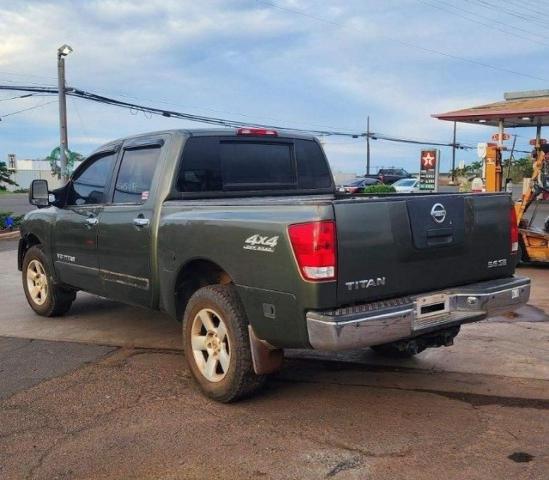 1N6AA07B25N565981 - 2005 NISSAN TITAN XE GREEN photo 2