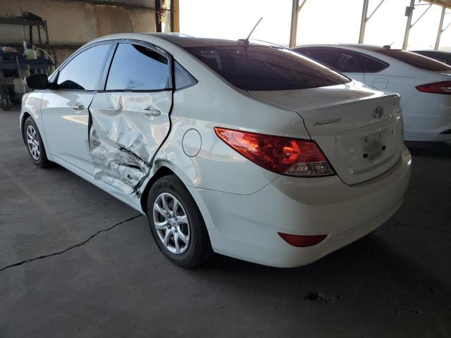 KMHCT4AE6DU479900 - 2013 HYUNDAI ACCENT GLS WHITE photo 2