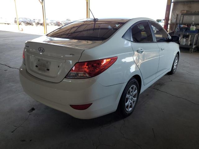 KMHCT4AE6DU479900 - 2013 HYUNDAI ACCENT GLS WHITE photo 3